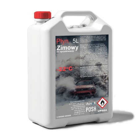 ZIMOWY PŁYN DO SPRYSKIWACZY -22 C DLA WSZYSTKICH 5L