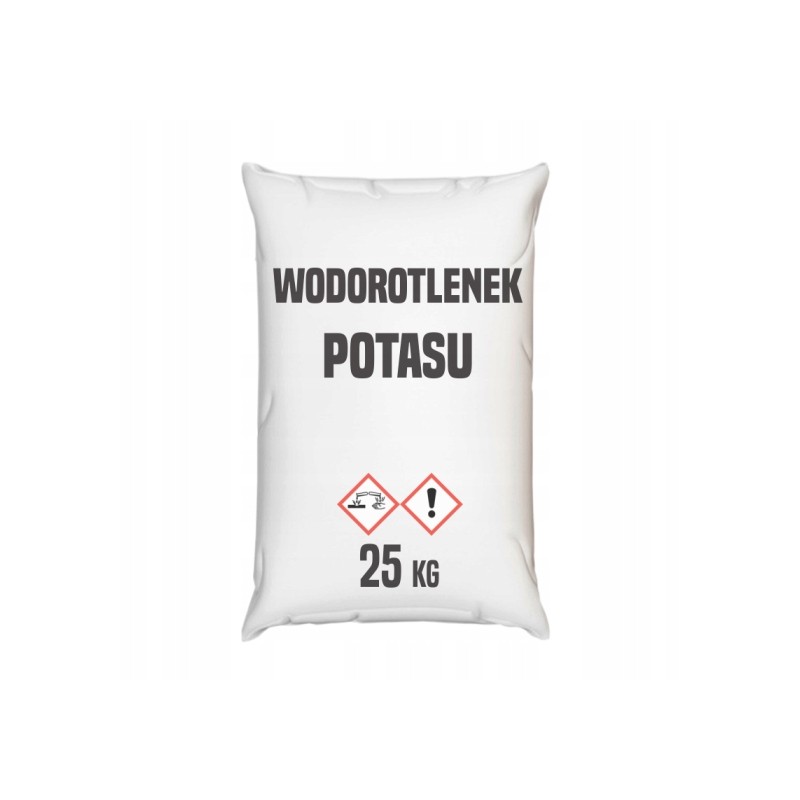 Wodorotlenek Potasu czysty - grzybobójczy 25kg