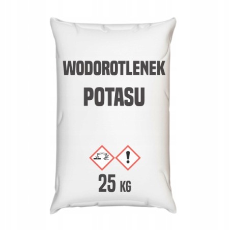 Wodorotlenek Potasu czysty - grzybobójczy 25kg