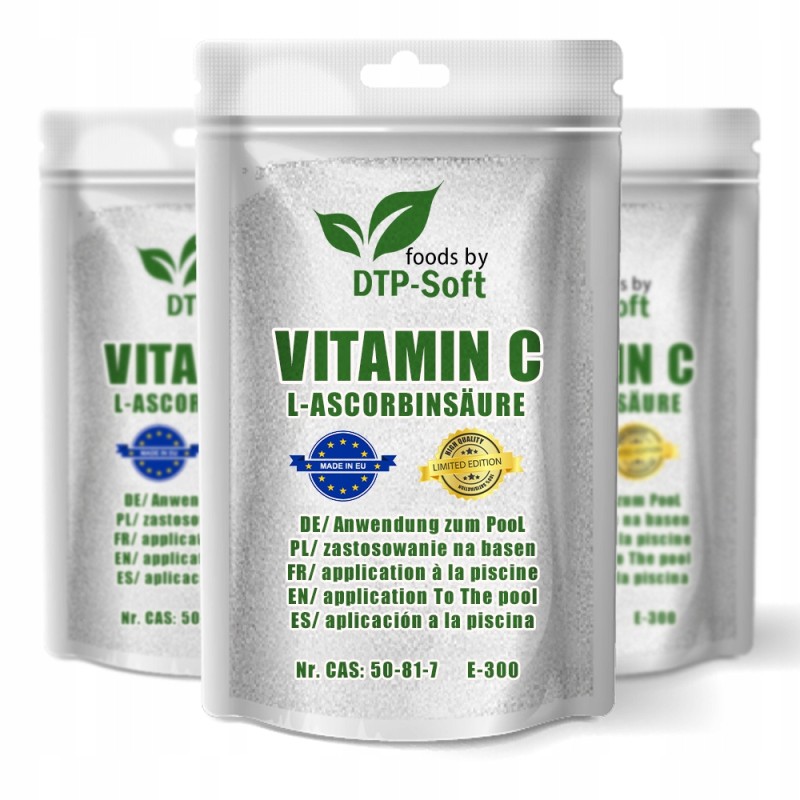 WITAMINA C do basenu, zielona woda w basenie 3kg