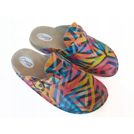 Clogers wygodne kapcie klapki damskie roz. 40