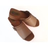 Chodaki drewniaki klapki skórzane obuwie Rozm 41