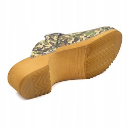 Chodaki drewniaki skórzane obuwie medyczne Clogers