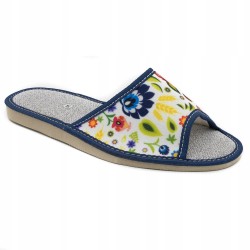 Wygodne Skórzane Pantofle Kapcie Rozmiar 36 EU