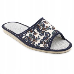 Wygodne Skórzane Pantofle Kapcie Rozmiar 42 EU