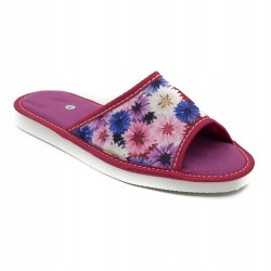 Wygodne Skórzane Pantofle Kapcie Rozmiar 35 EU