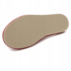 Wygodne Skórzane Pantofle Kapcie Rozmiar 39 EU