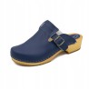 Chodaki drewniaki skórzane obuwie medyczne Clogers