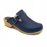 Chodaki drewniaki skórzane obuwie medyczne Clogers