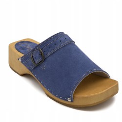 Chodaki drewniaki skórzane obuwie medyczne Clogers