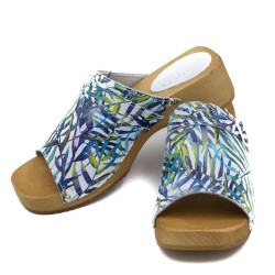 Chodaki drewniaki skórzane...