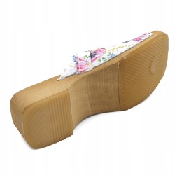 Chodaki drewniaki skórzane obuwie medyczne Clogers