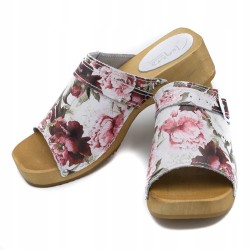 Chodaki drewniaki skórzane...