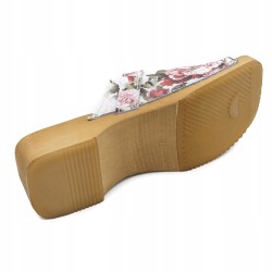 Chodaki drewniaki skórzane obuwie medyczne Clogers