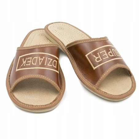 Pantofle Kapcie Papcie męskie SUPER DZIADEK 43