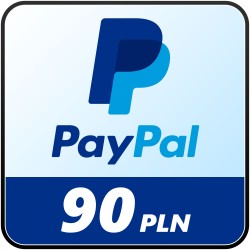 Doładowanie Paypal 90 PLN - KOD