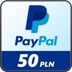 Doładowanie Paypal 50 PLN - KOD