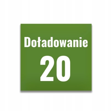 Doładowanie Plus 20 zł