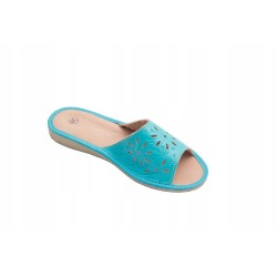 Wygodne Skórzane Pantofle Damskie roz.40