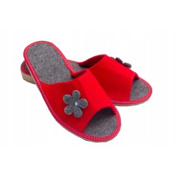 Wygodne Skórzane Pantofle Damskie roz.41