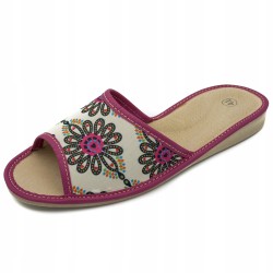 Wygodne Skórzane Pantofle Damskie roz.38