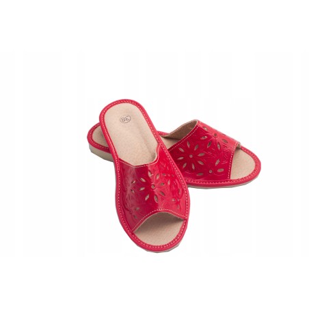 Wygodne Skórzane Pantofle Damskie roz.39