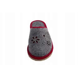 Wygodne Szare Pantofle Damskie roz.35