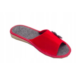 Wygodne Czerwone Pantofle Damskie roz.35