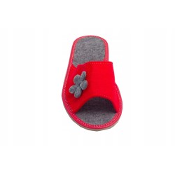 Wygodne Czerwone Pantofle Damskie roz.41