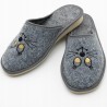 Wygodne Szare Pantofle Damskie roz.42