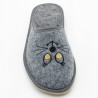 Wygodne Szare Pantofle Damskie roz.41