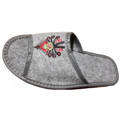 Wygodne Szare Pantofle Damskie roz.36