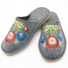 Wygodne Szare Pantofle Damskie roz.35