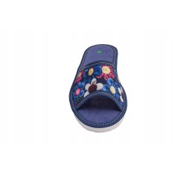 Pantofle Damskie 41 niebieskie