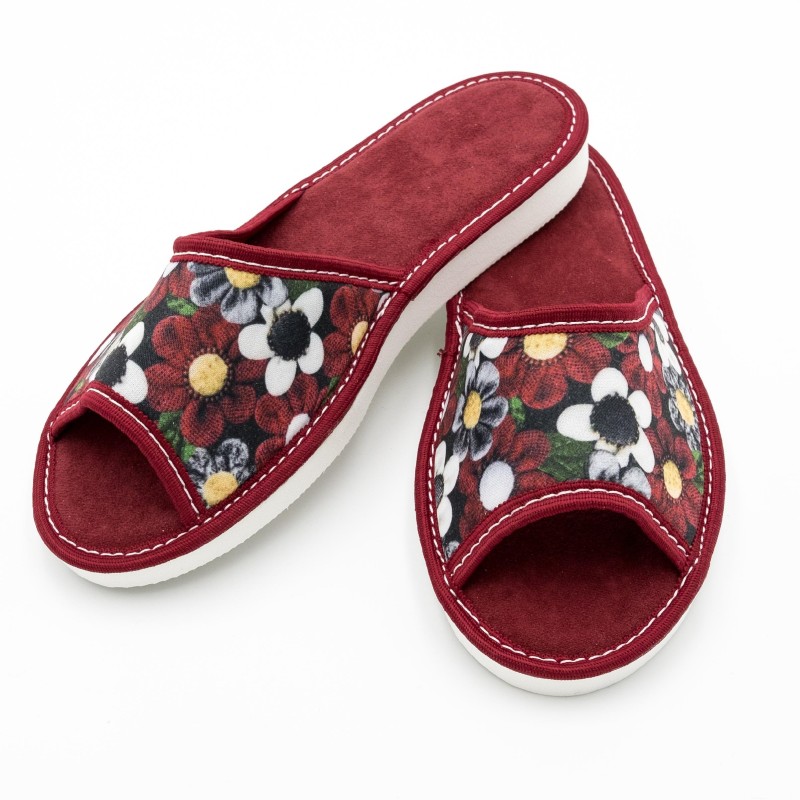 Pantofle Damskie 38 czerwone