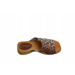 Chodaki drewniaki skórzane obuwie medyczne Clogers