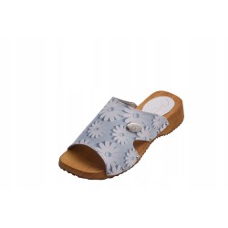 Chodaki drewniaki skórzane...