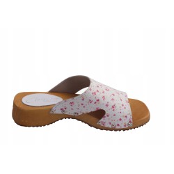 Chodaki drewniaki skórzane obuwie medyczne Clogers