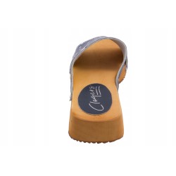 Chodaki drewniaki skórzane obuwie medyczne Clogers