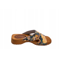 Chodaki drewniaki skórzane obuwie medyczne Clogers