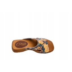 Chodaki drewniaki skórzane obuwie medyczne Clogers