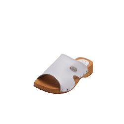 Chodaki drewniaki skórzane...