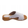 Chodaki drewniaki skórzane obuwie medyczne Clogers