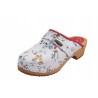 Chodaki drewniaki skórzane obuwie medyczne Clogers