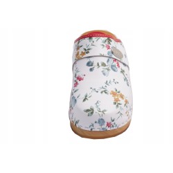 Chodaki drewniaki skórzane obuwie medyczne Clogers