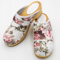 Chodaki drewniaki skórzane obuwie medyczne Clogers