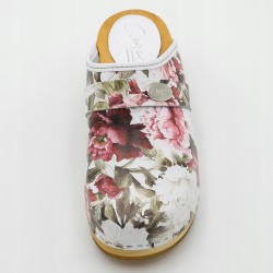 Chodaki drewniaki skórzane obuwie medyczne Clogers