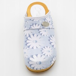 Chodaki drewniaki skórzane obuwie medyczne Clogers