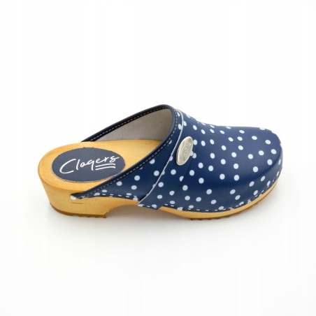 Chodaki drewniaki skórzane obuwie medyczne Clogers