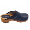 Chodaki drewniaki skórzane obuwie medyczne Clogers